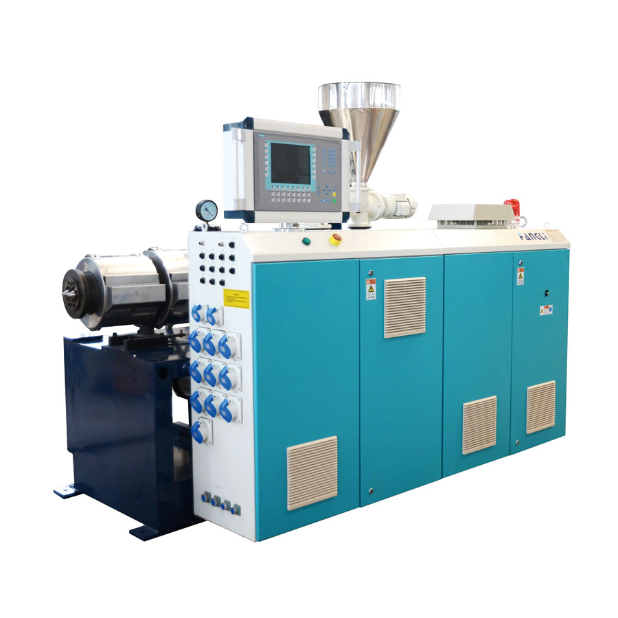 Egenskaper av konisk typ Twin-Screw Plastic Extruder